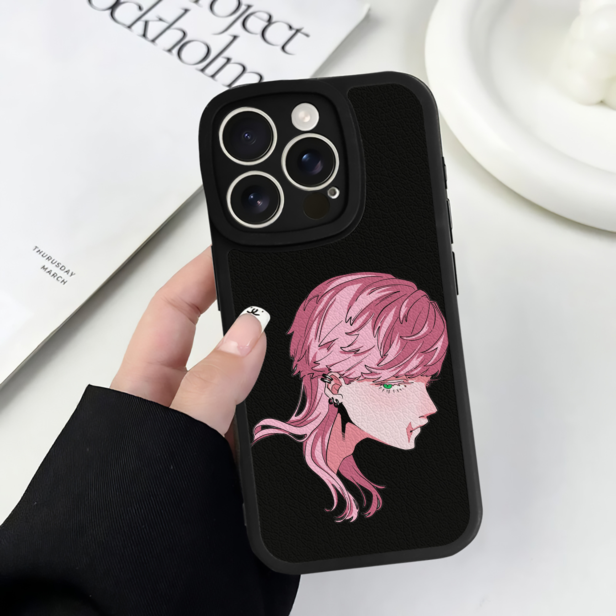 （画像用） 東京リベンジャーズ Tokyo Revengers 【iPhone 16シリーズ対応】シリコンスマホケース（レザー調） 材質：シリコン